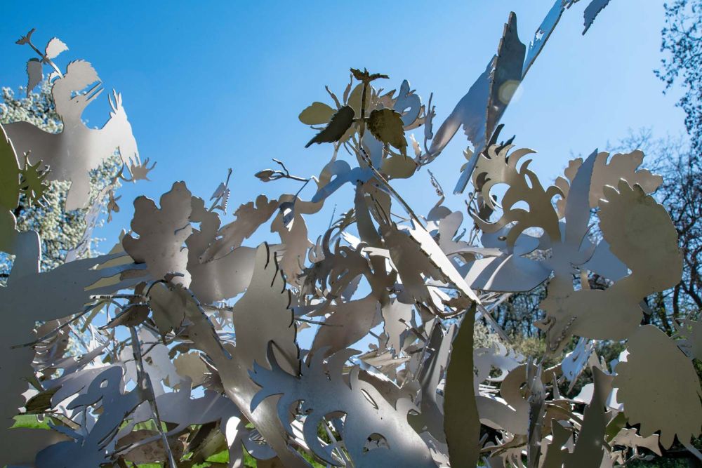 Tiere und Pflanzen aus Metall