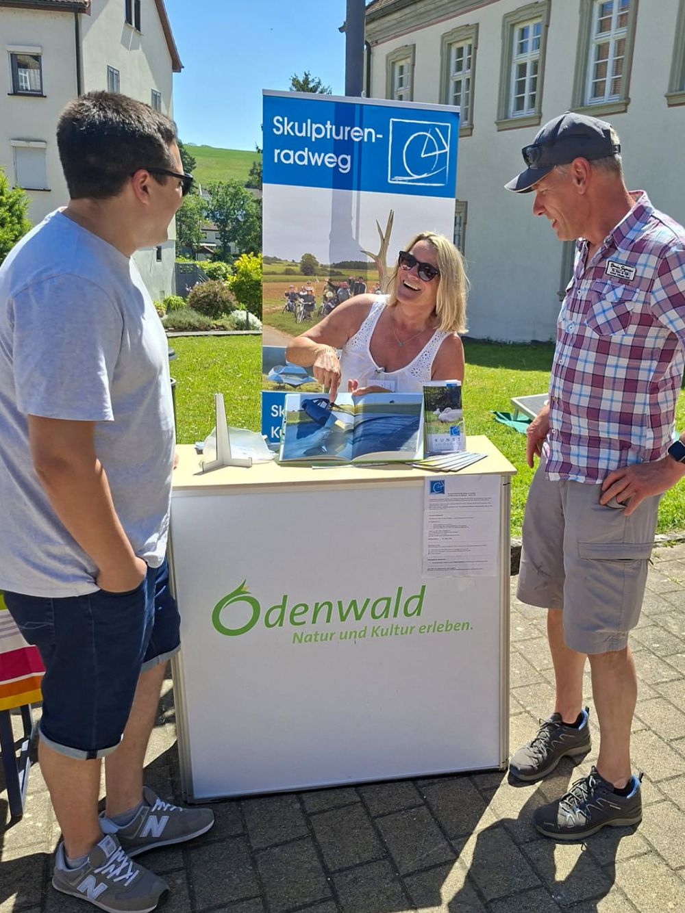 Stand auf dem Pfingstmarkt