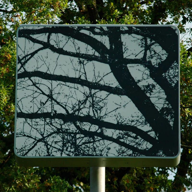 Skulptur „Leuchtschild“