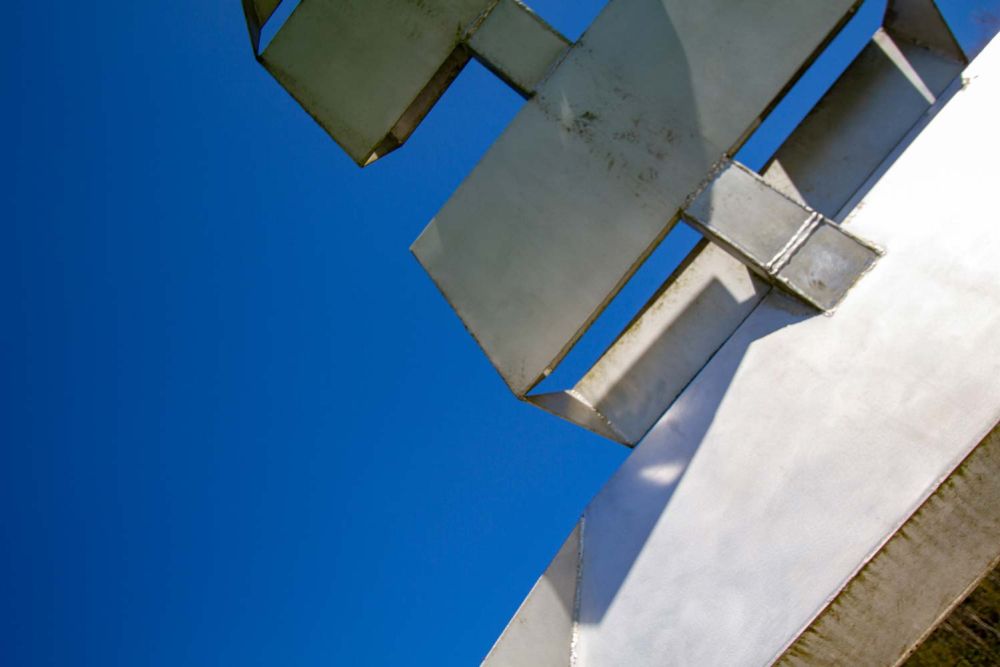 Detail gegen Himmel fotografiert