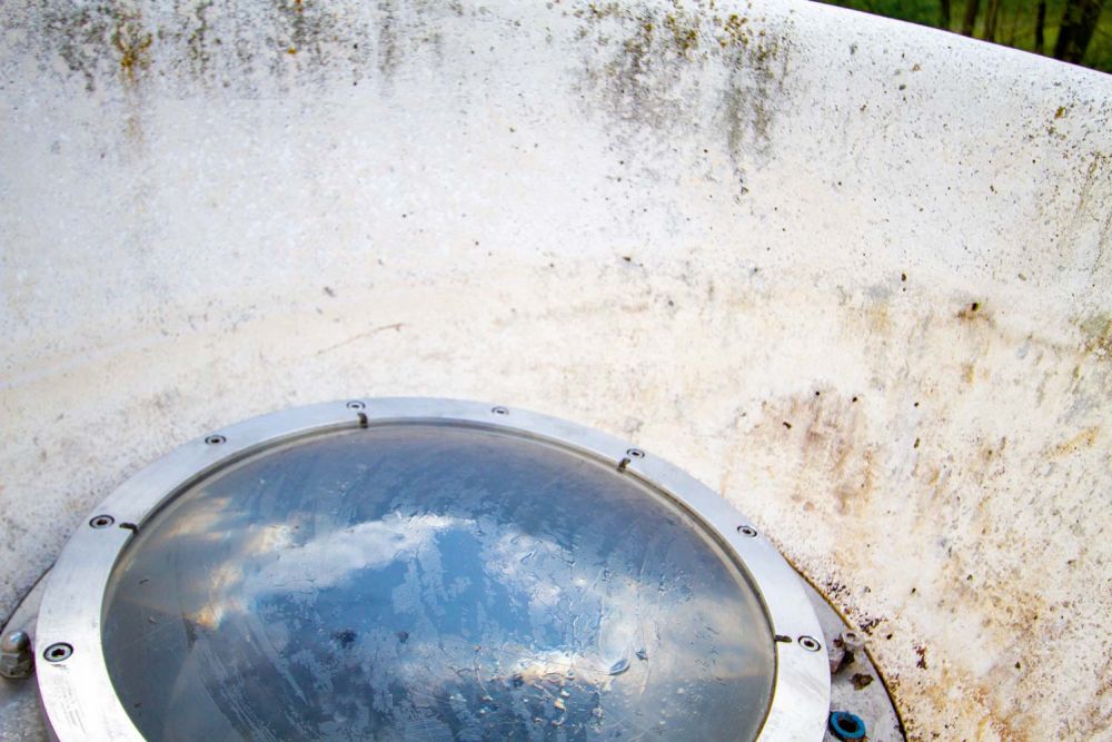 Das Innere der Skulptur