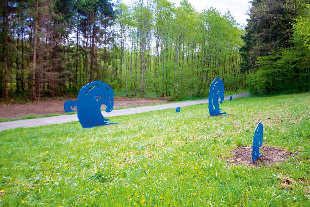 Unterschiedlich große Wellen