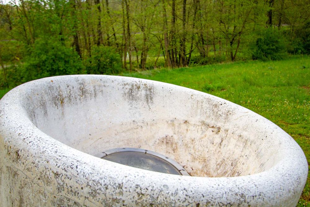 Skulptur schräger Einblcik